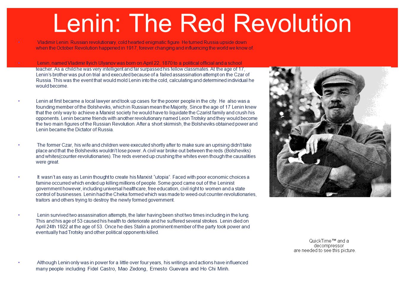 vladimir lenin and his revisions to classical marxism Vladimir lenin contribution to the theory of marxism as lenin proved to be a true disciple of marx, lenin’s contribution both in theory and in practice to the theory of marxism came to be known as leninism as some suggest, leninism was not merely the russian form of marxism for, the perspective. vladimir lenin and his revisions to classical marxism Vladimir lenin contribution to the theory of marxism as lenin proved to be a true disciple of marx, lenin’s contribution both in theory and in practice to the theory of marxism came to be known as leninism as some suggest, leninism was not merely the russian form of marxism for, the perspective.
