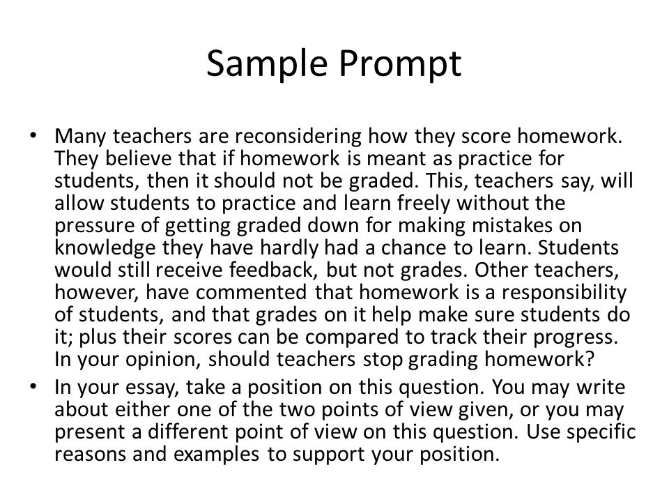 Compass essay test practice