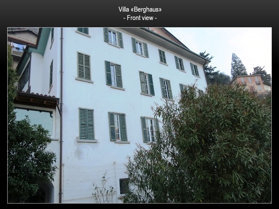 Villa «Berghaus» - Front view -