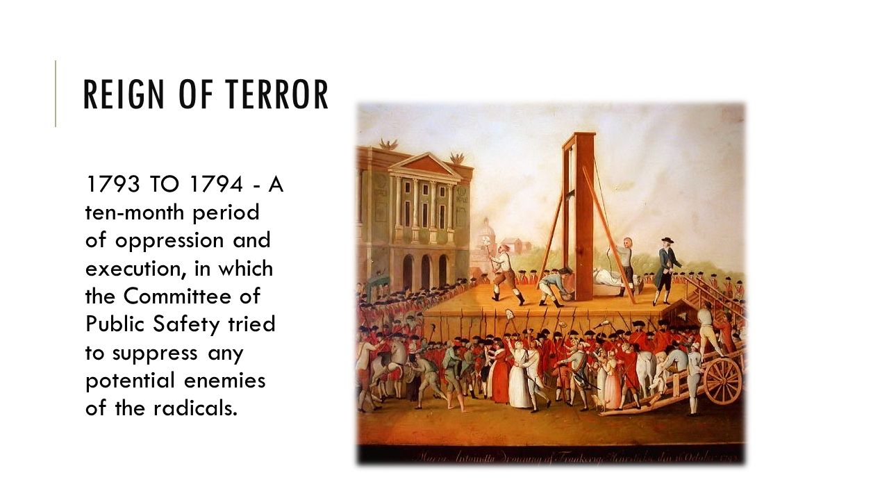 the french revolution the reign of the french revolution the reign of
