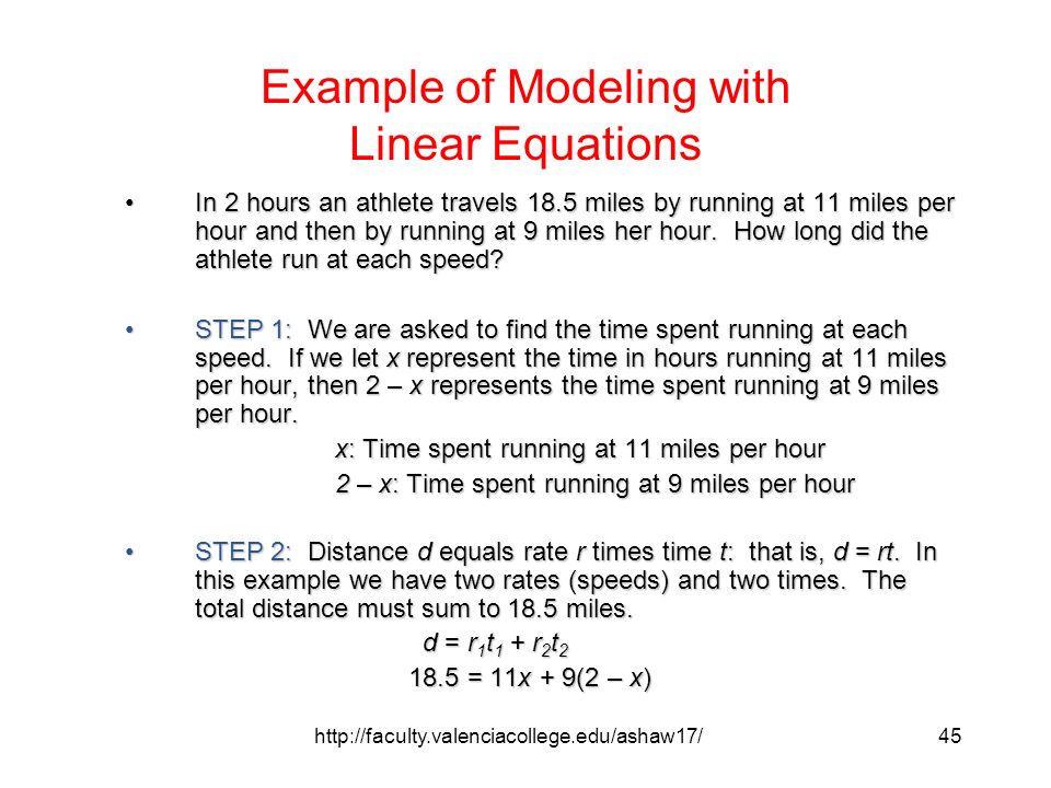 Modeling With Linear Equations Talkchannels Mac 1140 Module 2 Linear Functions And Equations Ppt Download