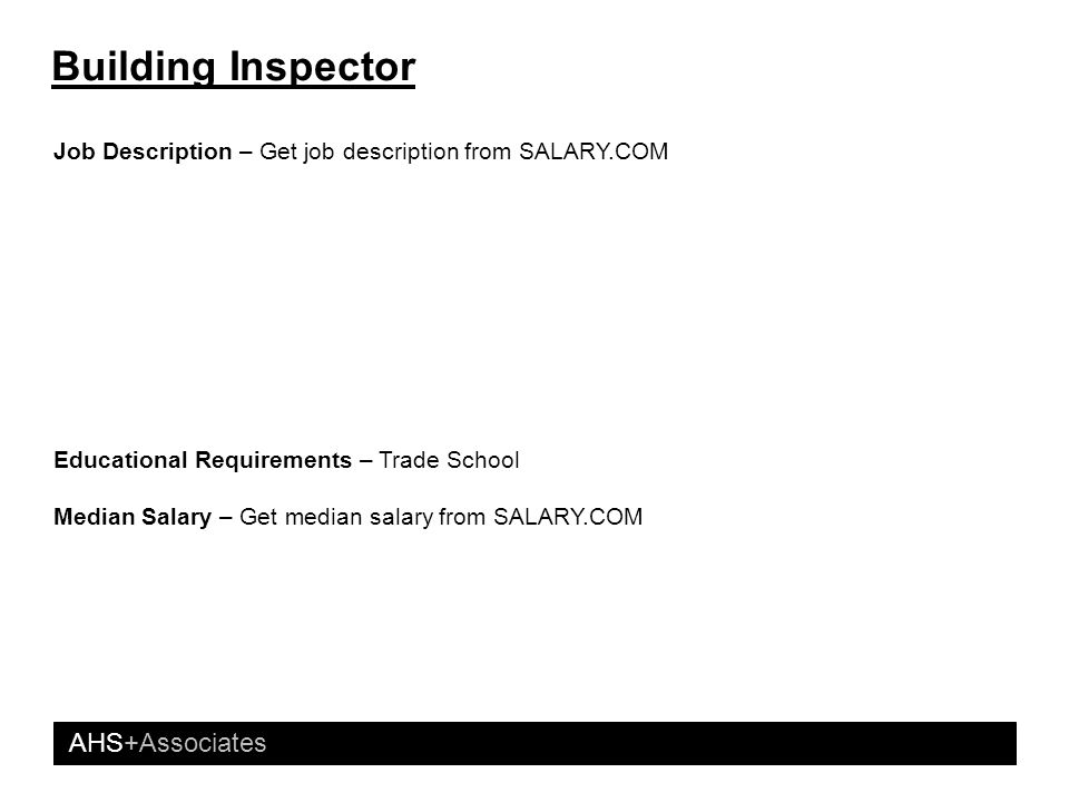 inspector job description