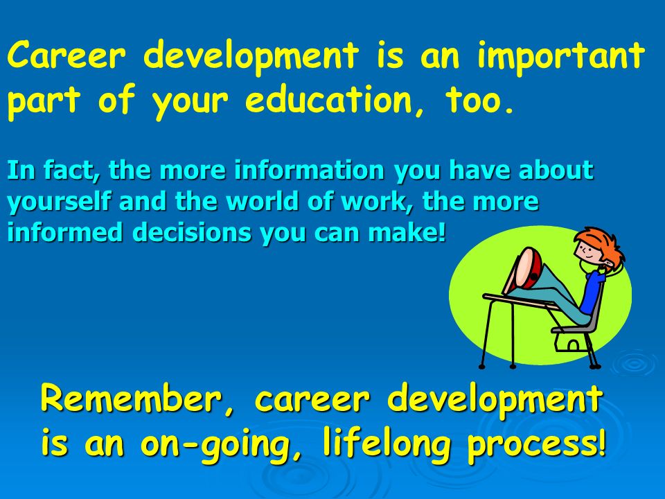 why is understanding yourself important in your career development