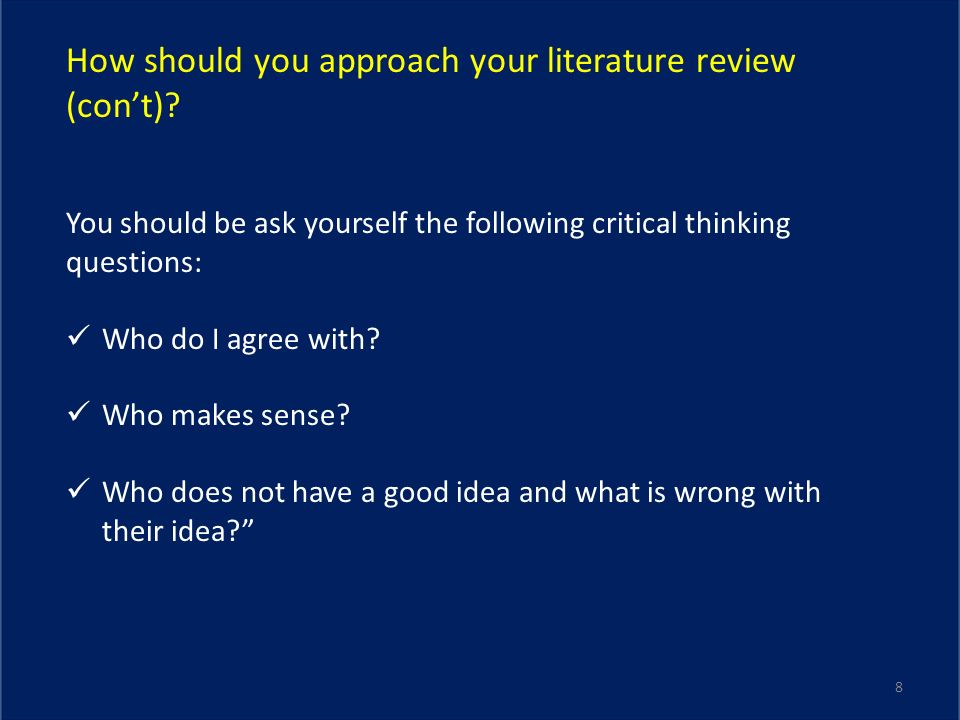 How To Write A Literature Essay