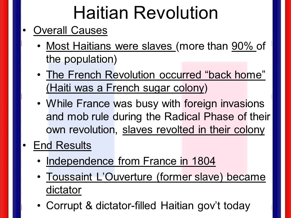 factors of haitian revolution factors of haitian revolution