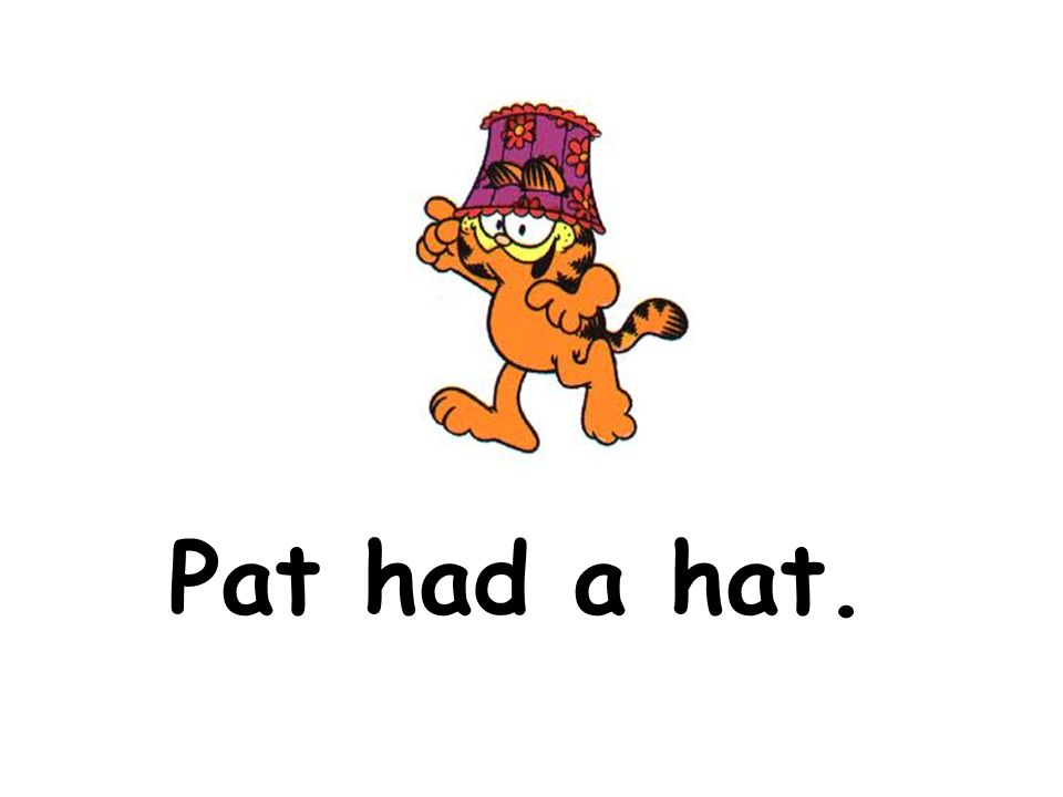 Pat had a hat.