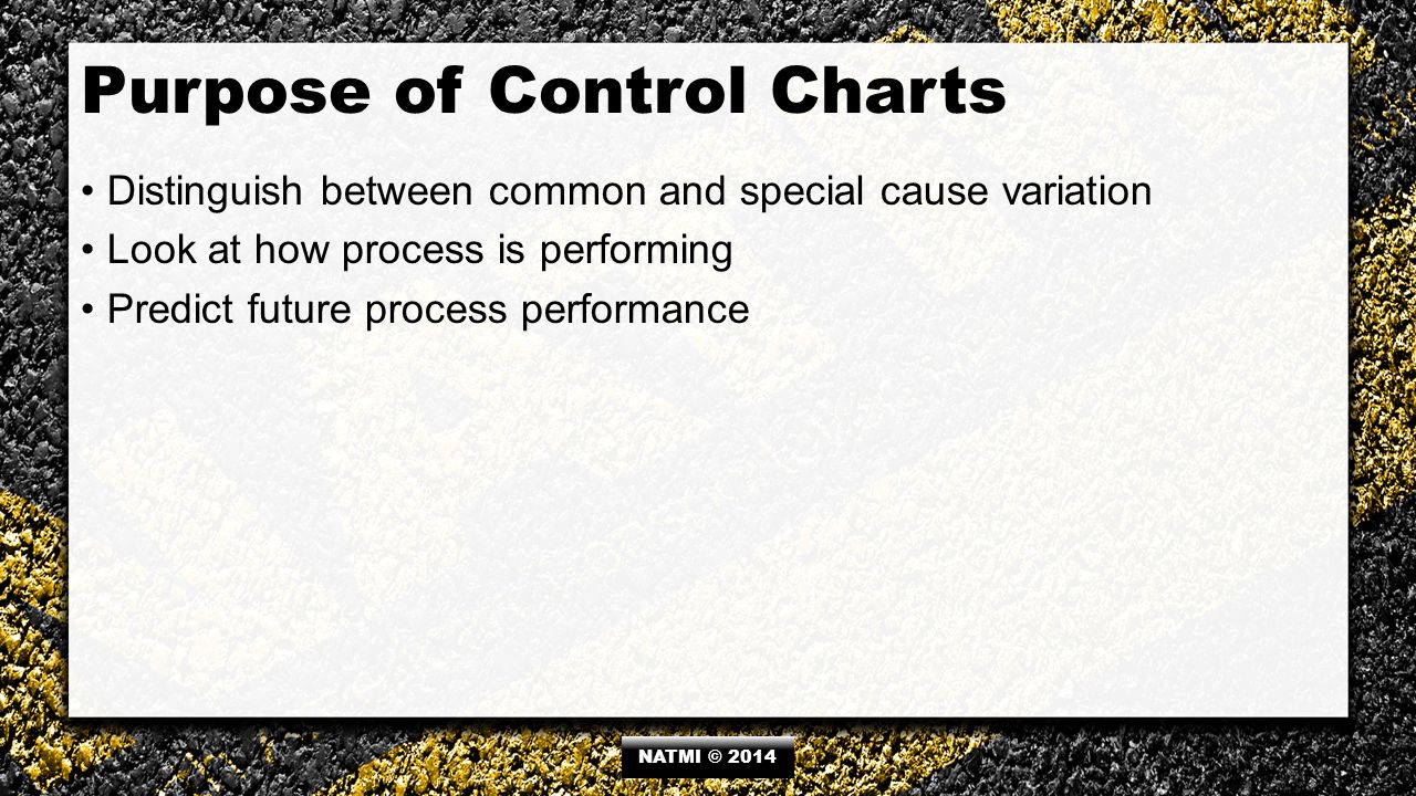 managing motor fleet safety programs training for the safety the purpose of control charts is to