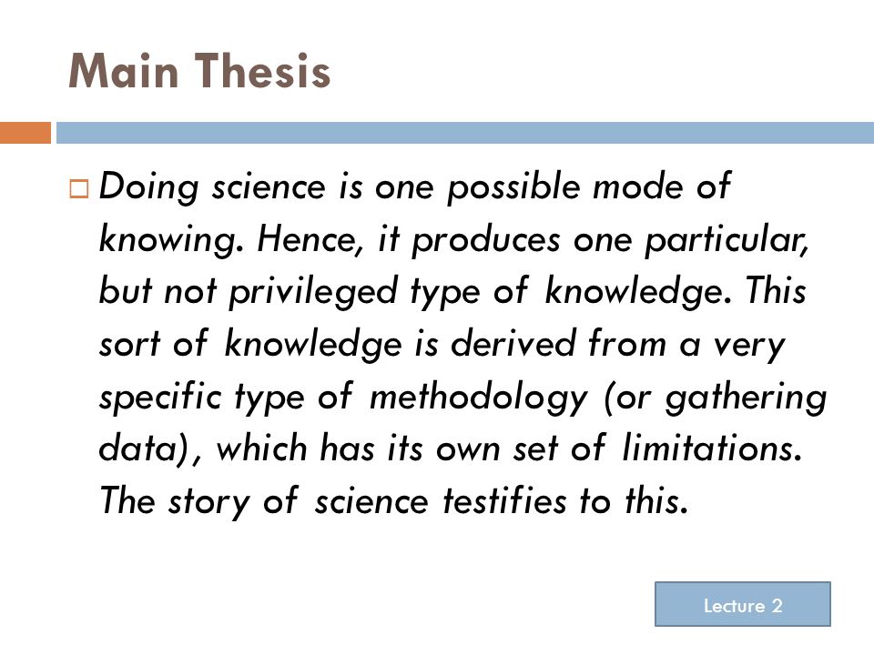 main thesis main thesis