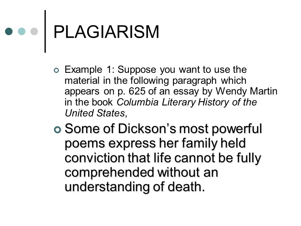 Essay Plagiarism