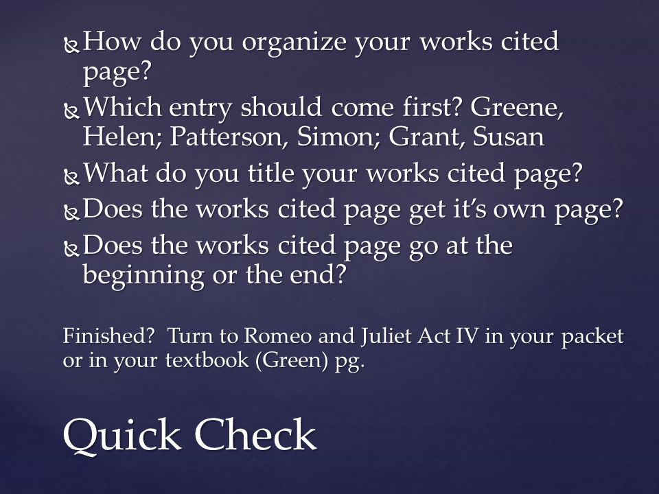 poetry notebook 9 th grade composition and literature ppt download how is works cited page organized