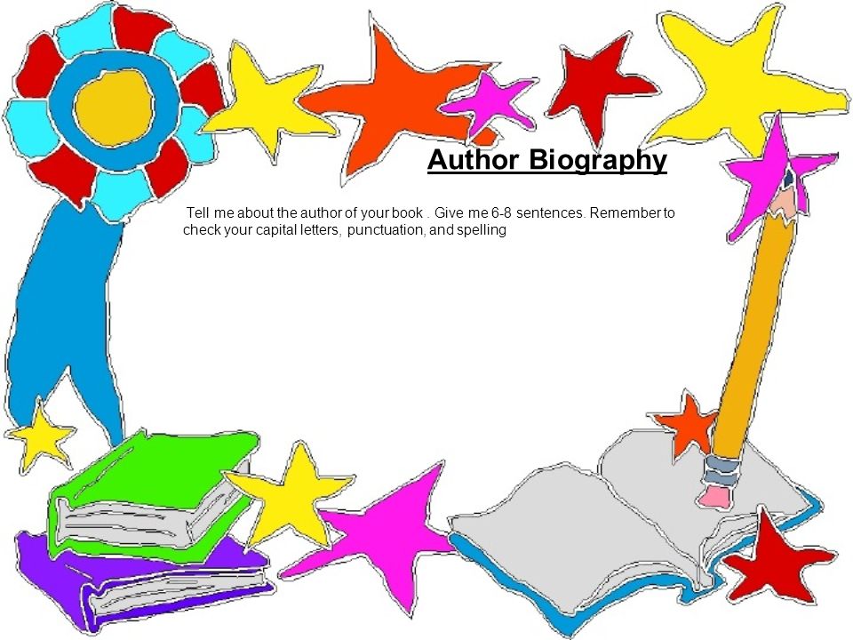 Author Biography Tell me about the author of your book.