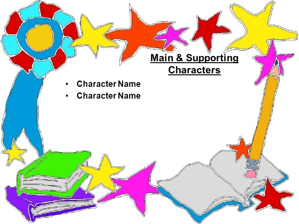 Main & Supporting Characters Character Name