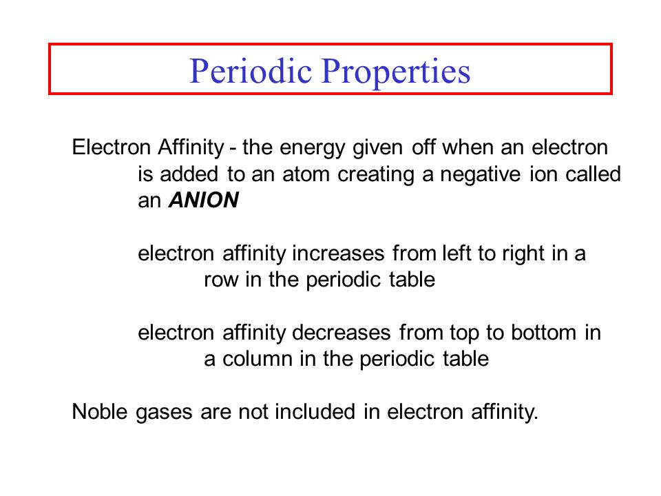 periodic properties atomic size the size of the atom decreases as atom size chart