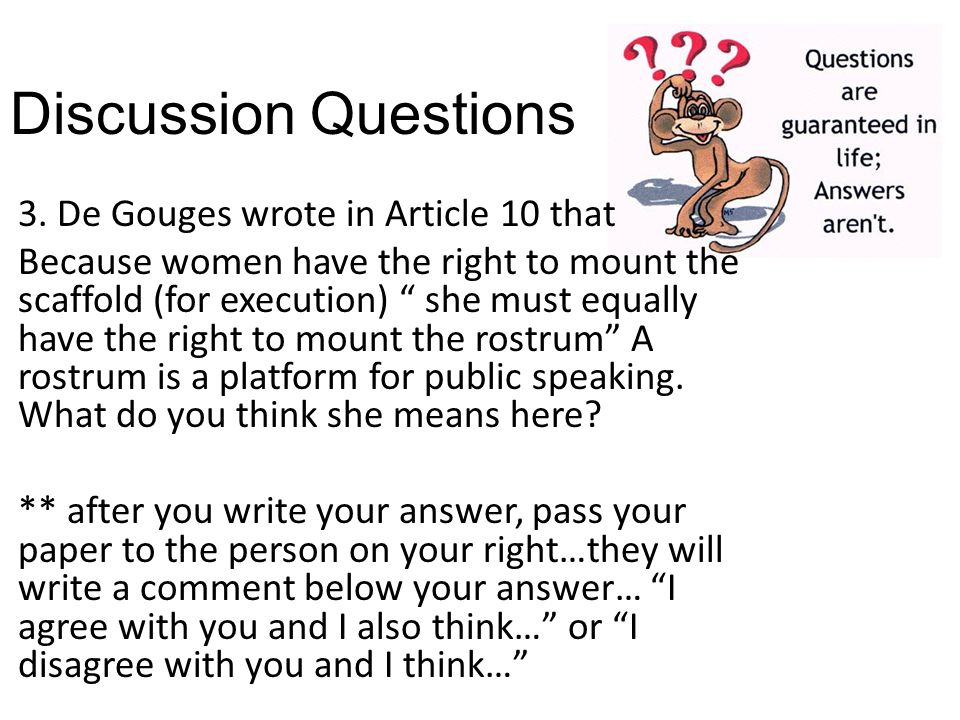 Discussion Questions 3.