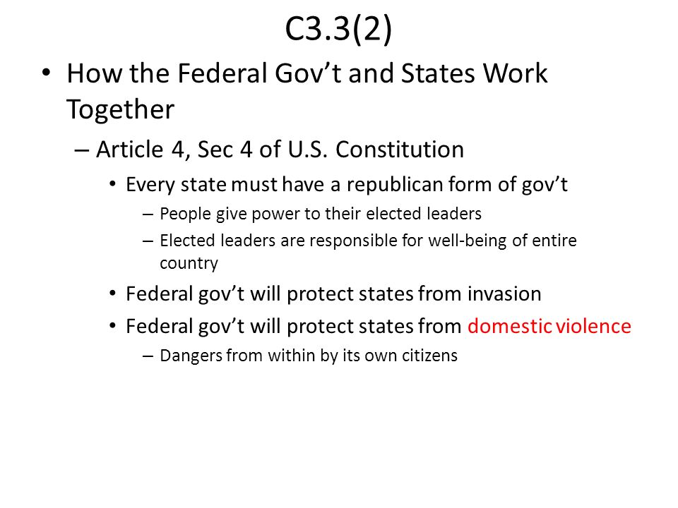 What are the guarantees to citizens of every state?
