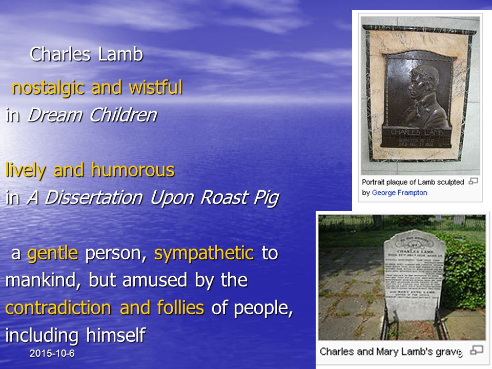 Essays by charles lamb