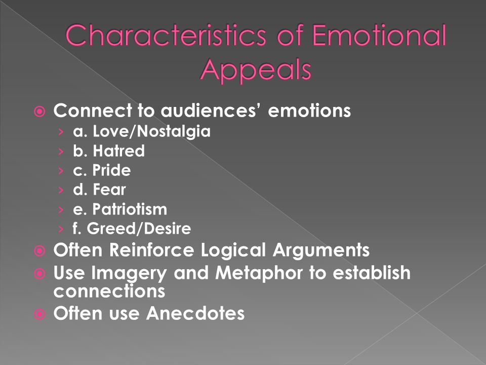  Connect to audiences’ emotions › a. Love/Nostalgia › b.