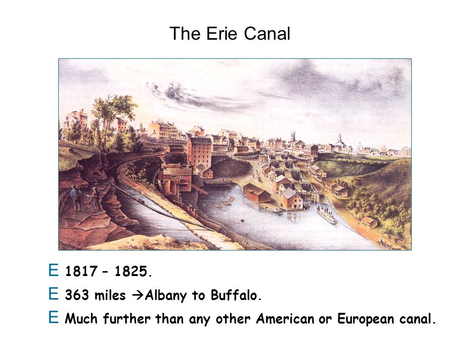 E 1817 – E 363 miles  Albany to Buffalo.