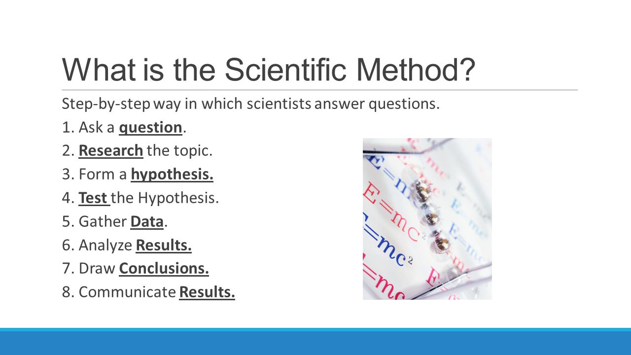 Aim: What are the steps to the Scientific Method