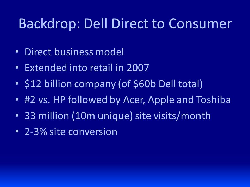 dell business model dell business model