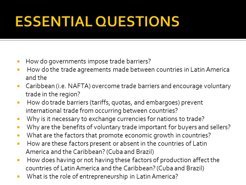  How do governments impose trade barriers.