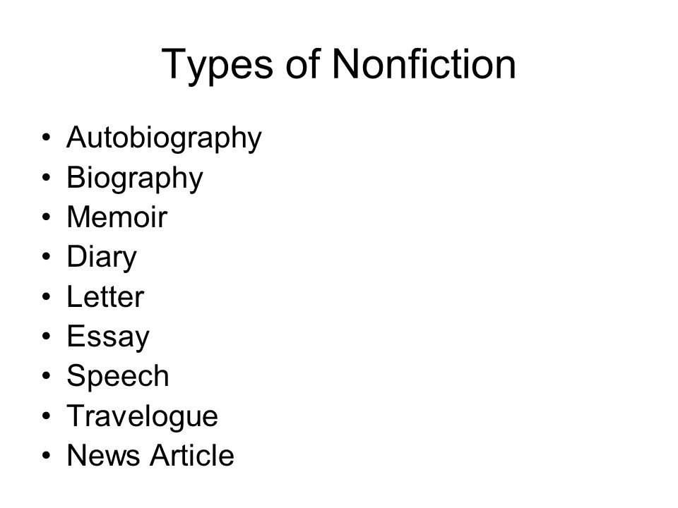 nonfiction essay