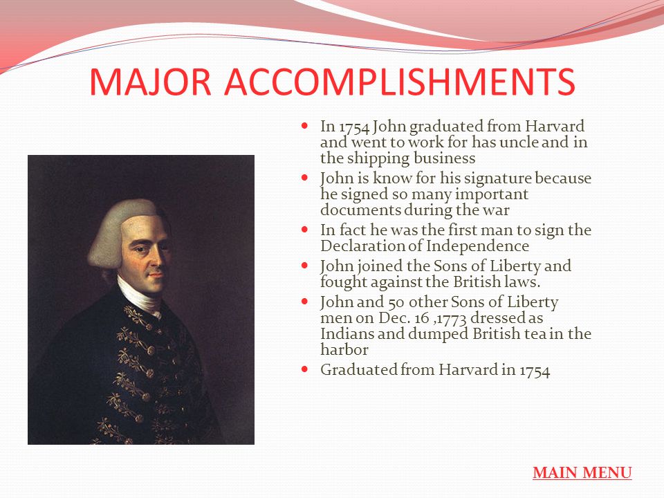 life accomplishments