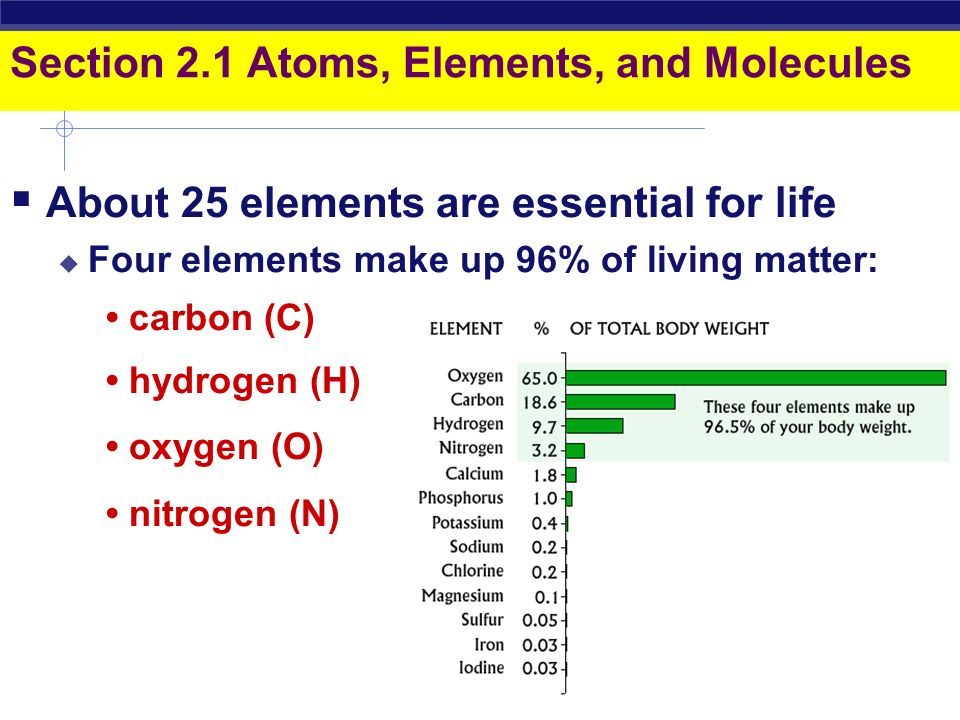 Regents Biology Section 2.1 Atoms, Elements, and Molecules Atomic Number – the number of protons located in the nucleus of an atom.