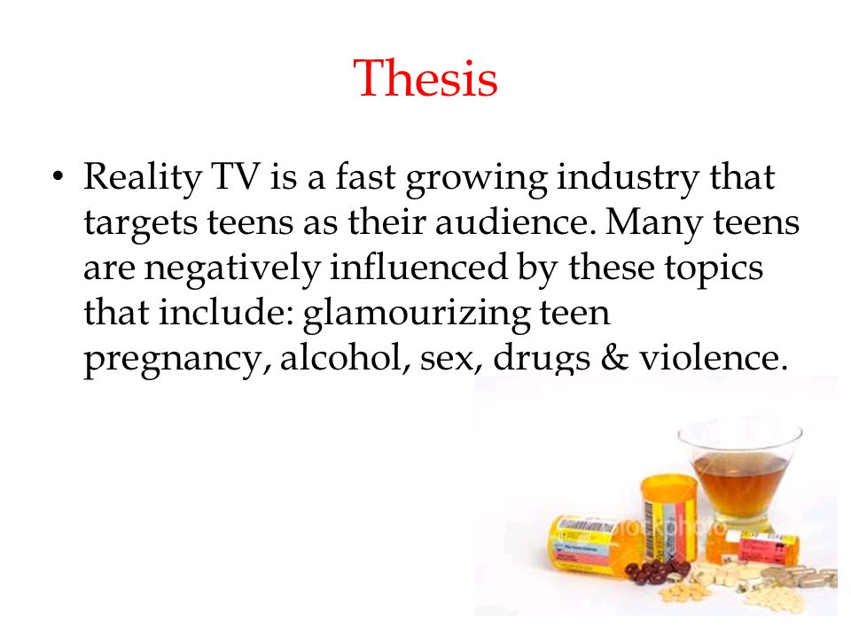 Thesis Statement For Teenage Pregnancy
