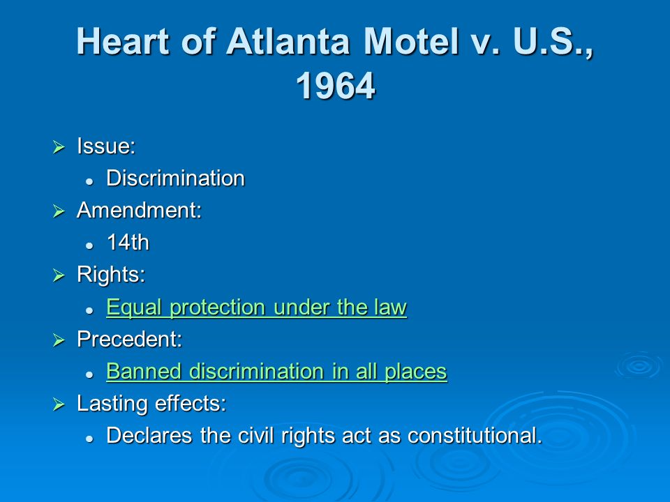 Heart of Atlanta Motel v.