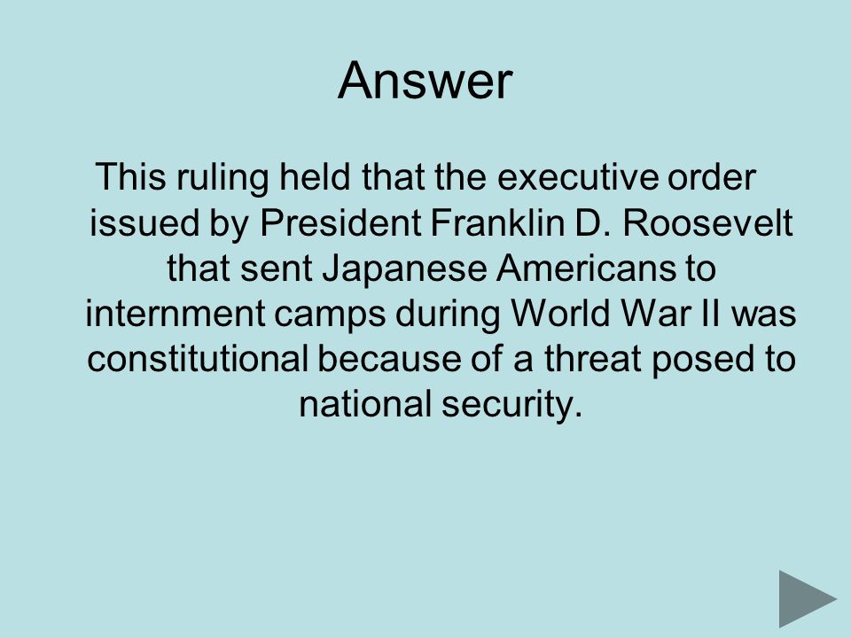 Question What is Schenck v. United States (1919).