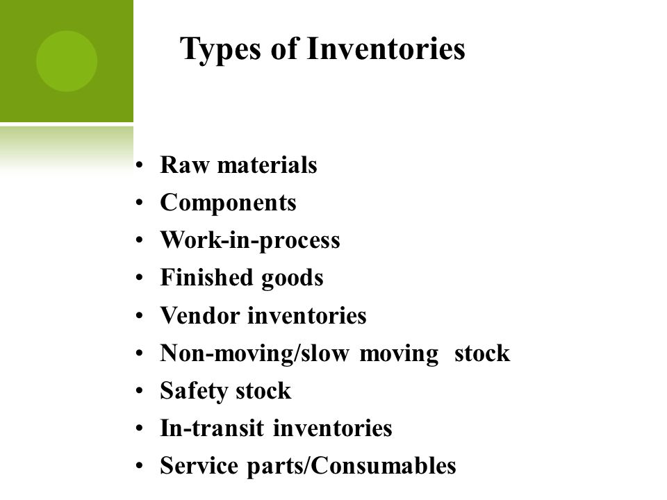 stock inventories