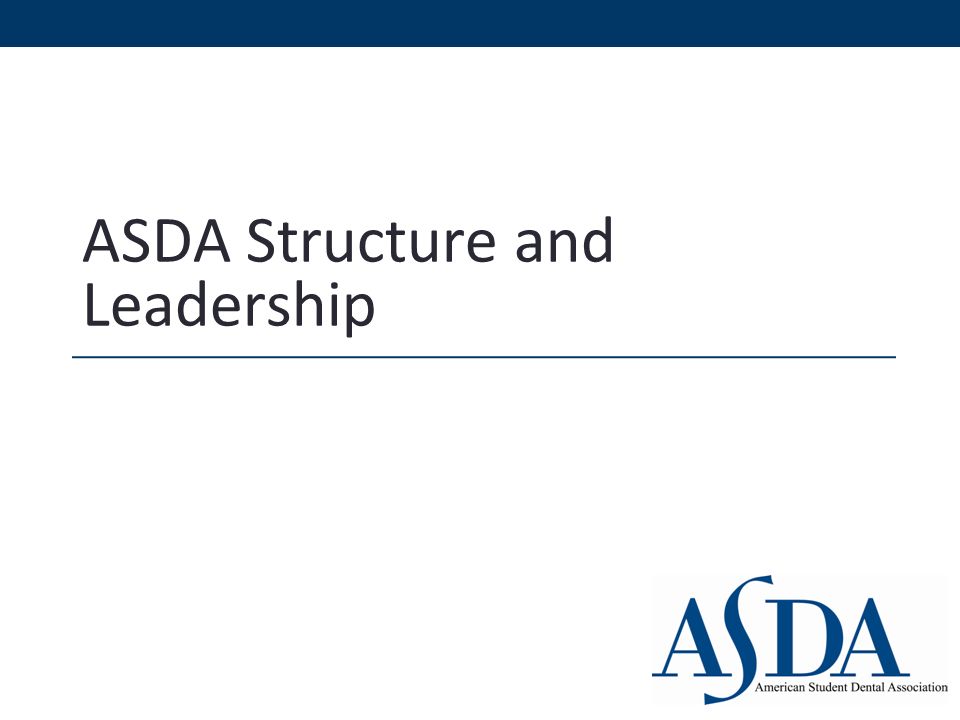 ASDA Structure and Leadership