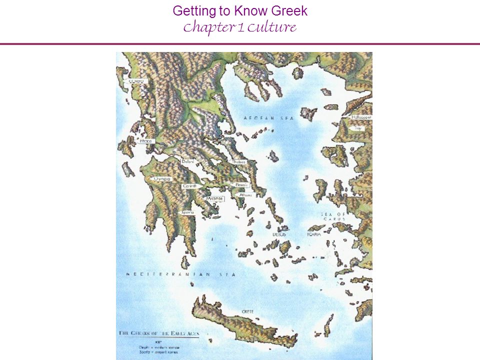 Getting to Know Greek Chapter 1 Culture