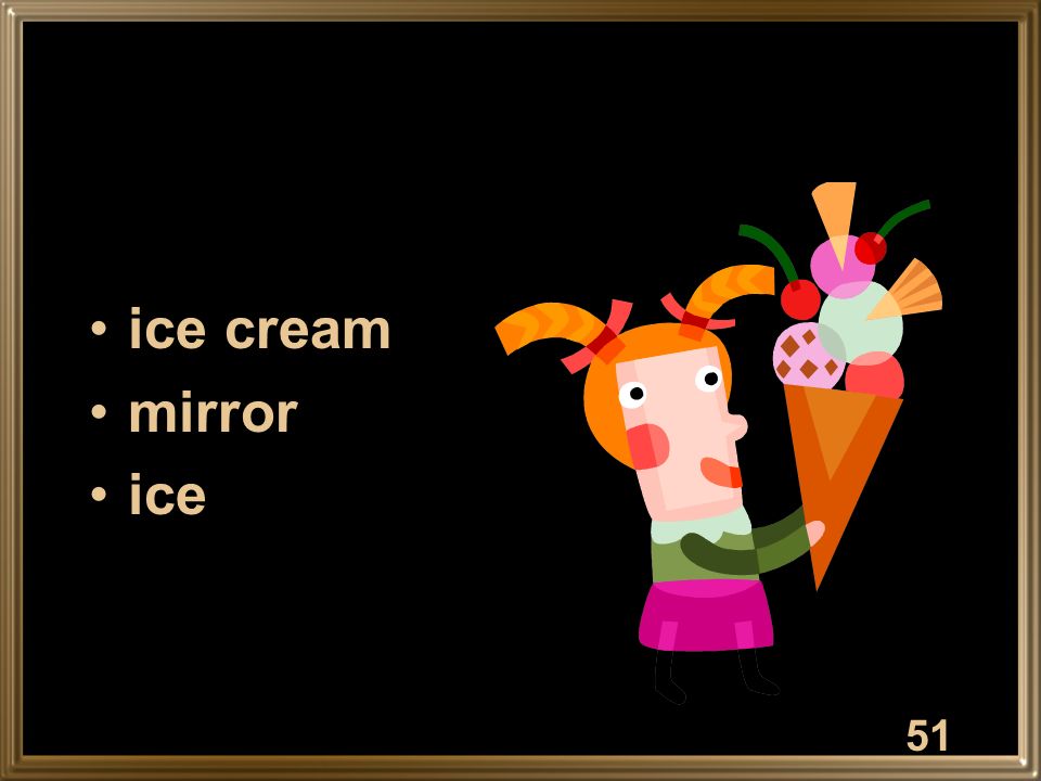 ice cream mirror ice 51