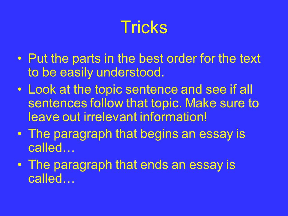 Order An Essay Online