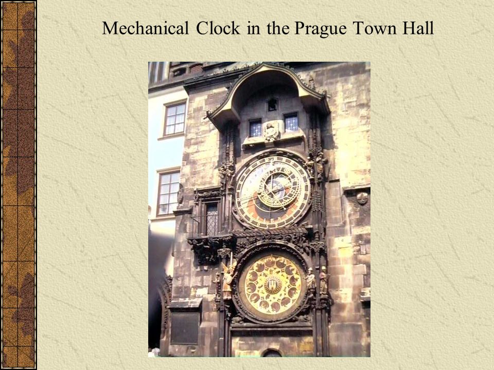Mechanical Clock in the Prague Town Hall