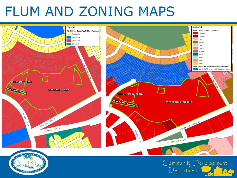 Community Development Department FLUM AND ZONING MAPS