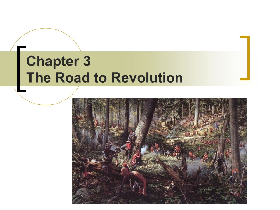 Chapter 3 The Road to Revolution