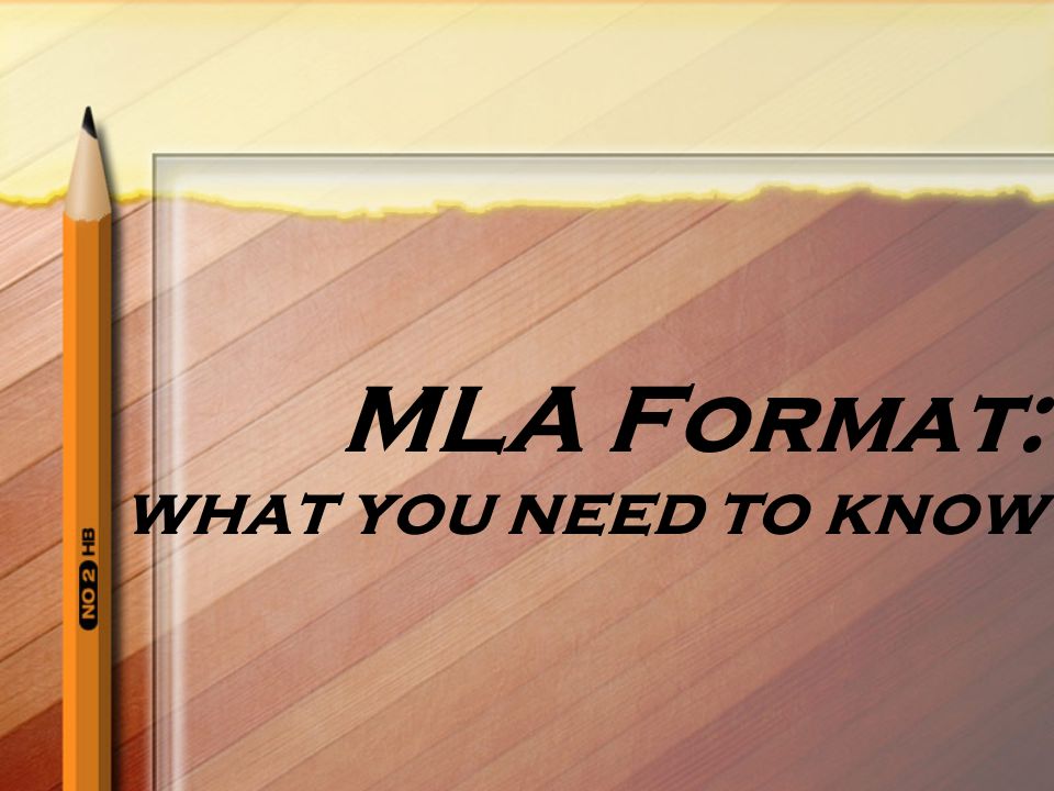 MLA Format: what you need to know