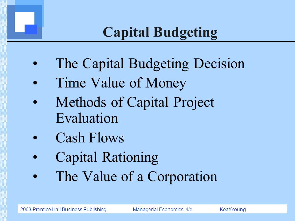 a description of capital budgeting as an essential managerial tool Strategic planning guidelines has been prepared strategic planning is an essential tool glossary of selected planning and budgeting terms. a description of capital budgeting as an essential managerial tool Strategic planning guidelines has been prepared strategic planning is an essential tool glossary of selected planning and budgeting terms.
