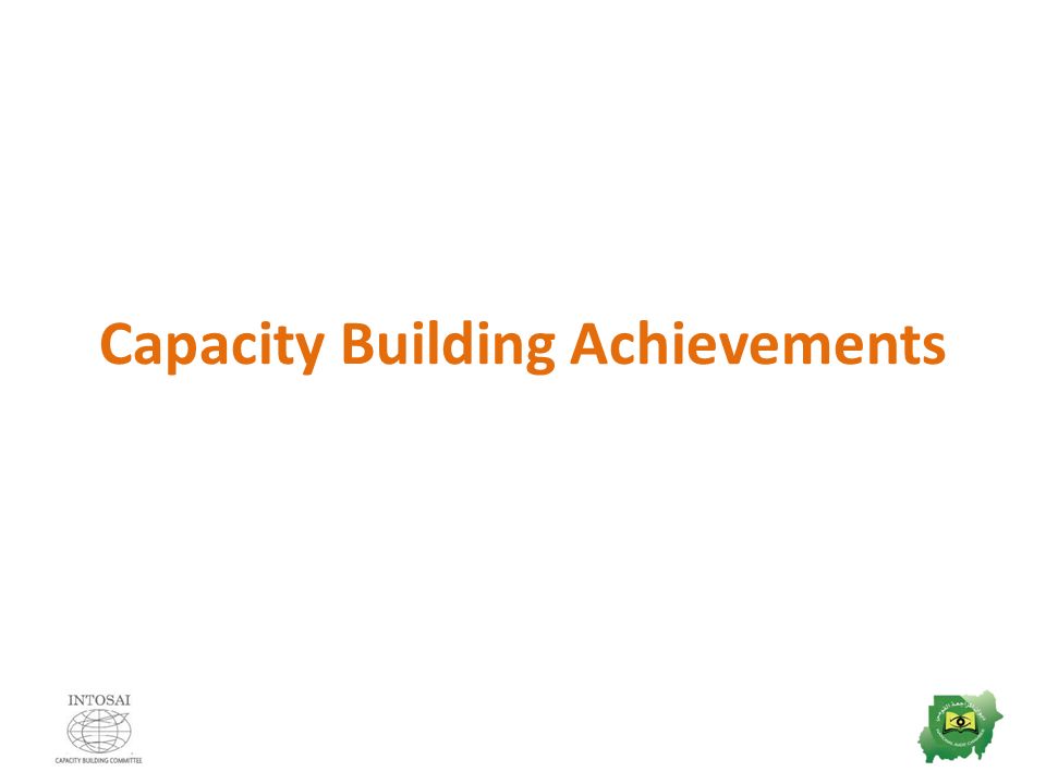 Capacity Building Achievements