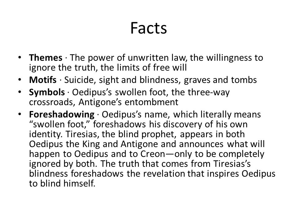 symbolism and themes of blindness in oedipus the king by sophocles Themes of sight and blindness in oedipus the king in sophocles’ play,” oedipus the king” there are contradictory situations relating to the ability to see. symbolism and themes of blindness in oedipus the king by sophocles Themes of sight and blindness in oedipus the king in sophocles’ play,” oedipus the king” there are contradictory situations relating to the ability to see.