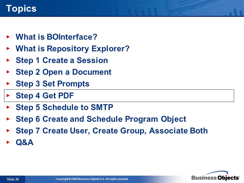 what is business objects