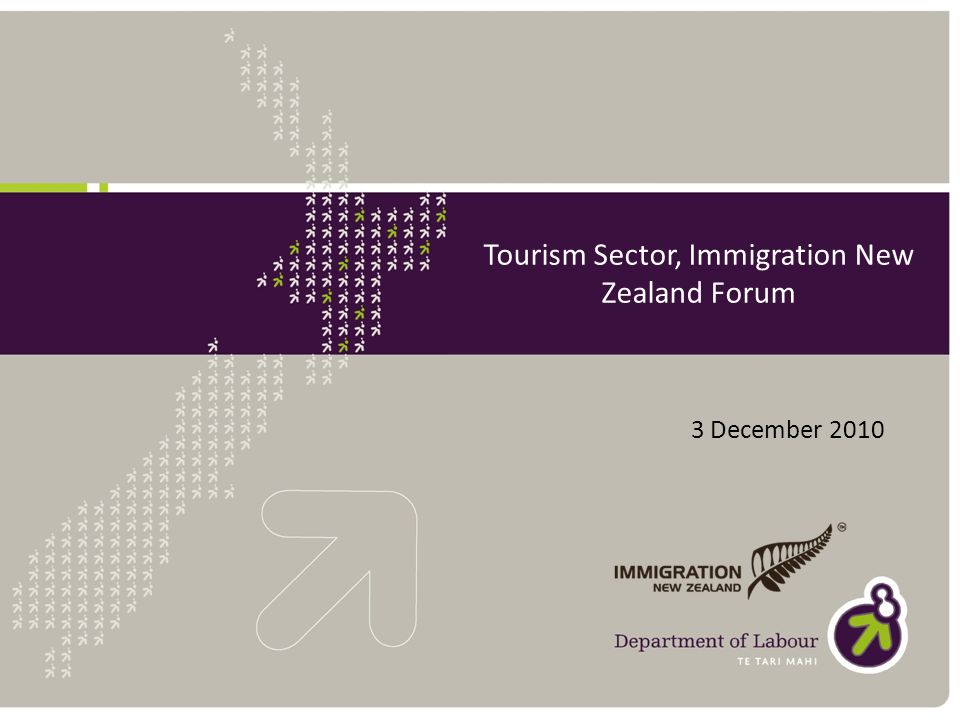 Tourism Sector, Immigration New Zealand Forum 3 December 2010