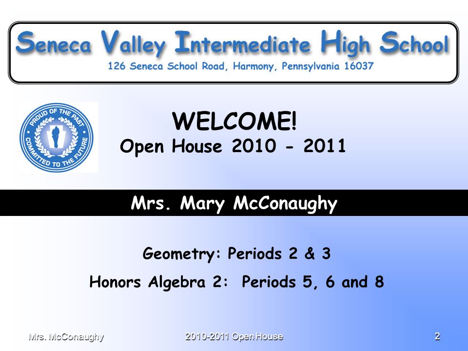 Mrs. McConaughy Open House2 Mrs.