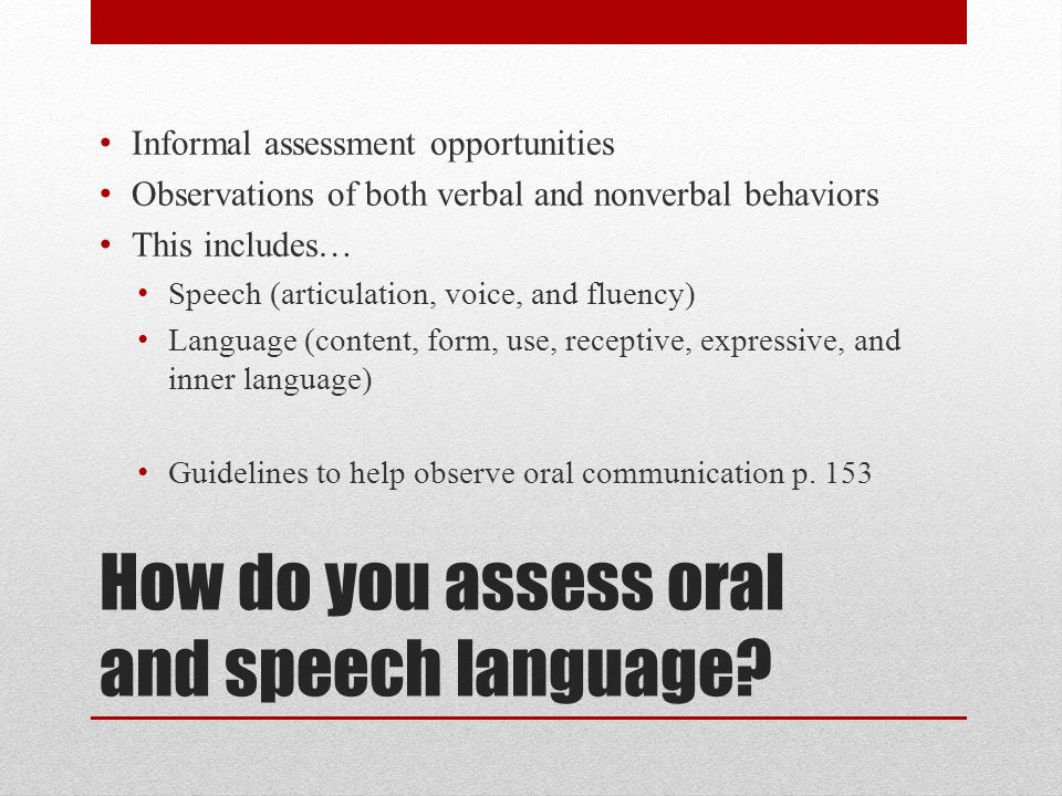 What is speech and oral communication
