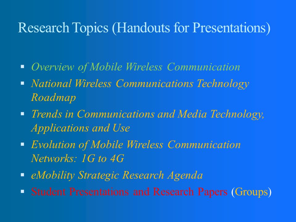 wireless communication term paper wireless communication term paper