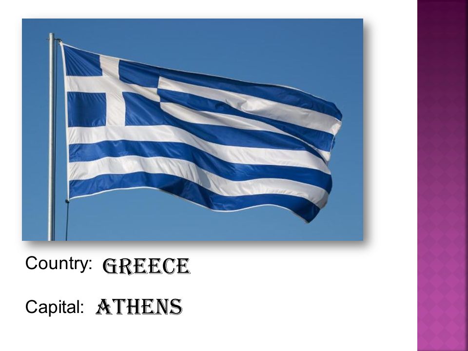 Country: Capital: Greece Athens