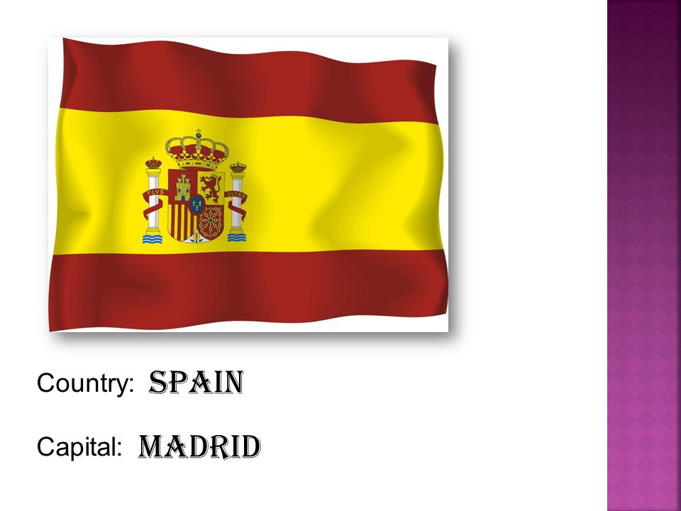 Country: Capital: Spain Madrid